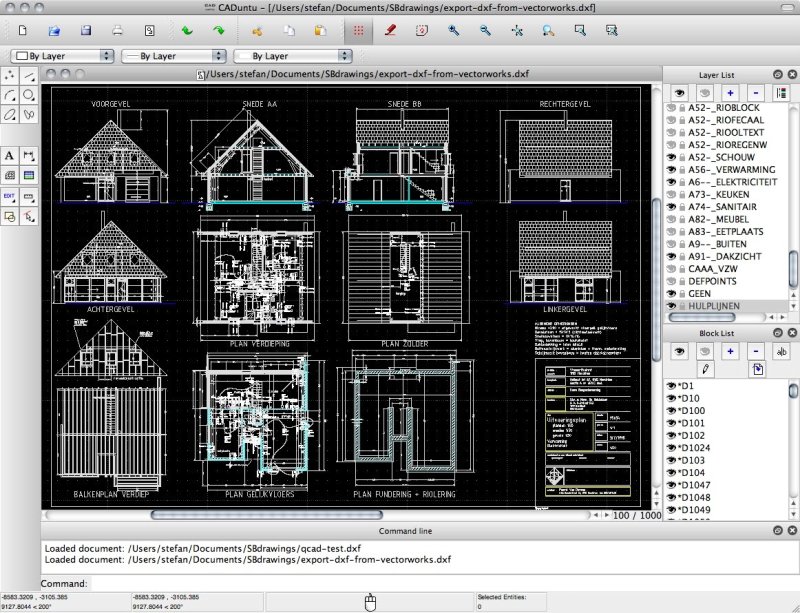 LibreCAD - Free Open Source 2D CAD