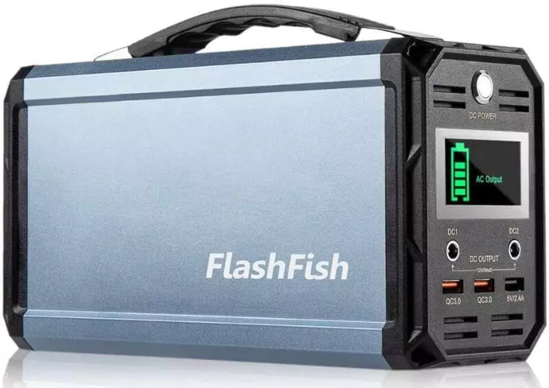 FlashFish Portable Solar Generator (Power Station)